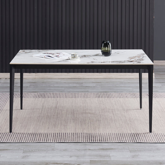 Criterion Cruz Dining Table 1500mm Brown Grey Sintered Stone