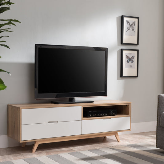 Criterion Tuscany Entertainment Unit 1500mm Oak White