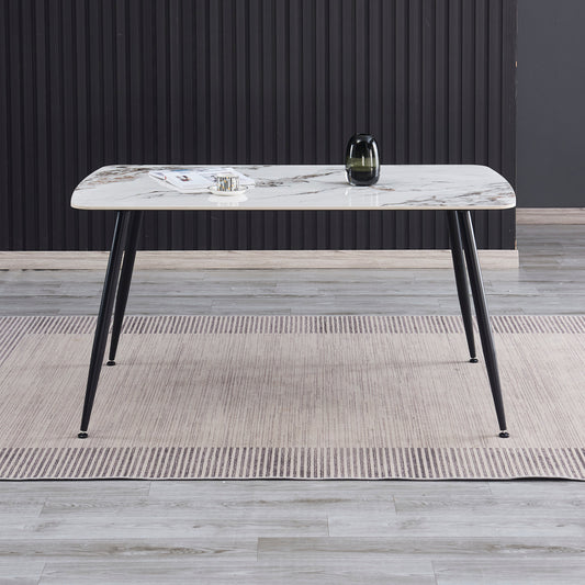 Criterion Tempo Dining Table 1500mm Brown Grey Sintered Stone